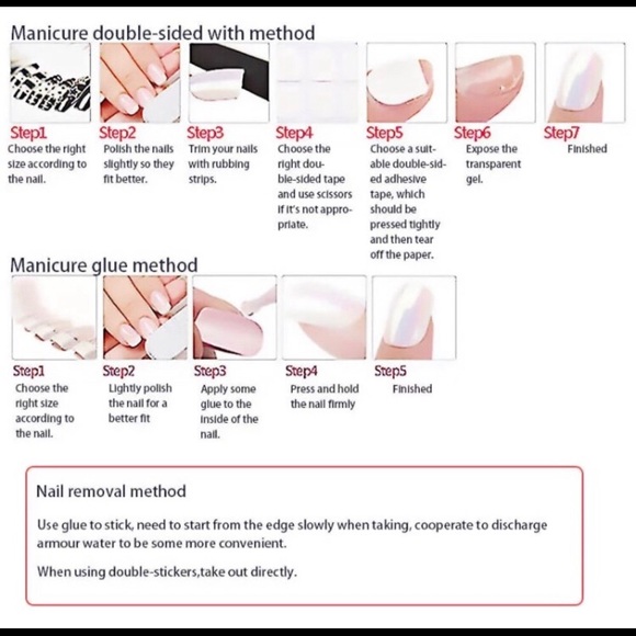 *SOLD*Burgundy and Rhinestone Fake Press On Nails - Picture 6 of 6